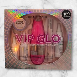 BEAUTYBIO VIP GLO ULTIMATE HYDRATION FACIAL SET LIMITED ED! $347 VALUE NIB
